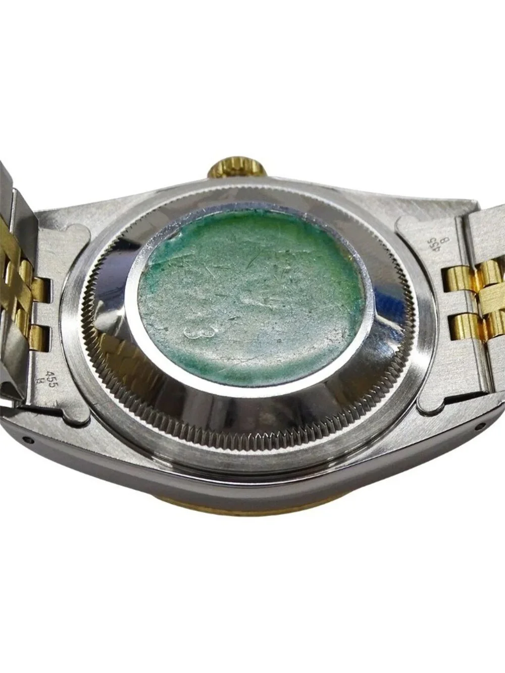 Rolex Datejust Number Watch Automatic Winding at Stainless Steel Gold YG